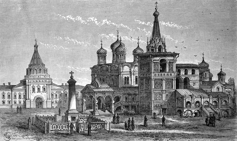 The Ipatios Monastery of the Holy Trinity in the Russian city of Kostroma