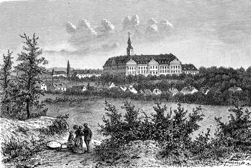 Hubertusburg Castle in Wermsdorf