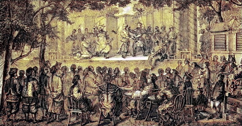 A theater performance in Beijing