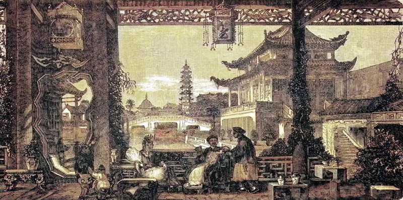 Palace of a rich Chinese man in Beijing