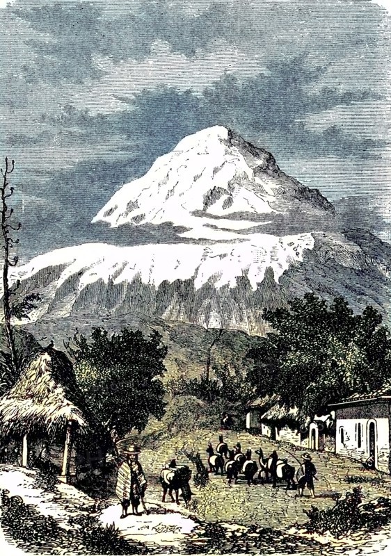 The inactive volcano Chimborazo