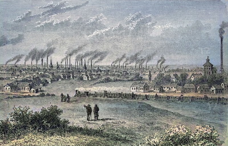 View of the city of Essen