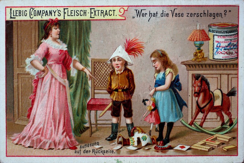 Maid asks the two children