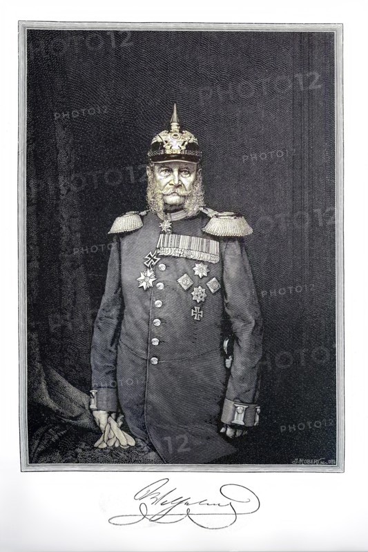 William I. or in German Wilhelm I.