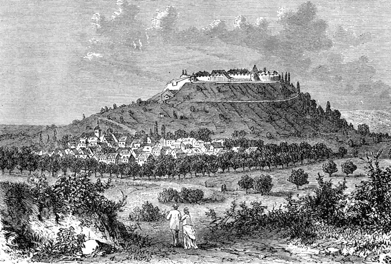 Fortress Hohenasperg was an active fortress of the state of Württemberg on the Asperg