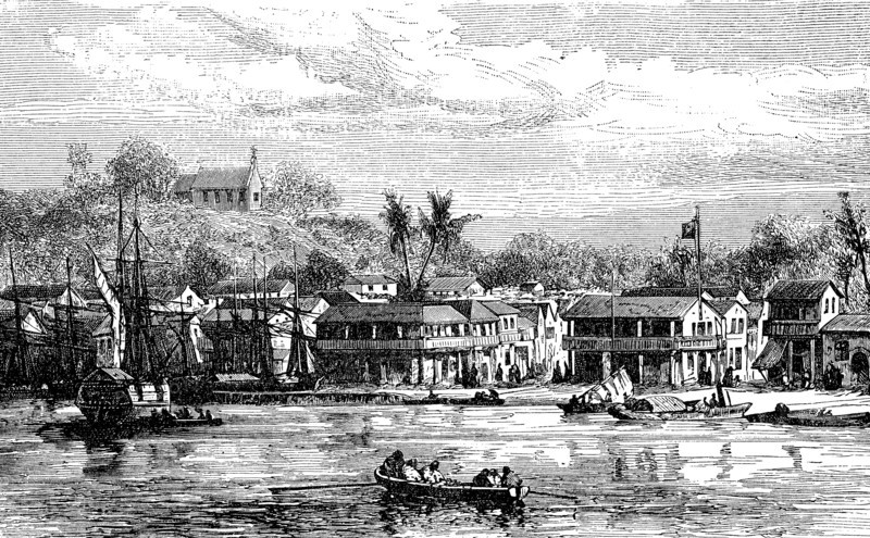 Miragoane on the Tiburon Peninsula in Haiti in 1880