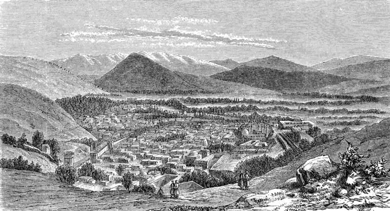 View of Kabul in Afghanistan