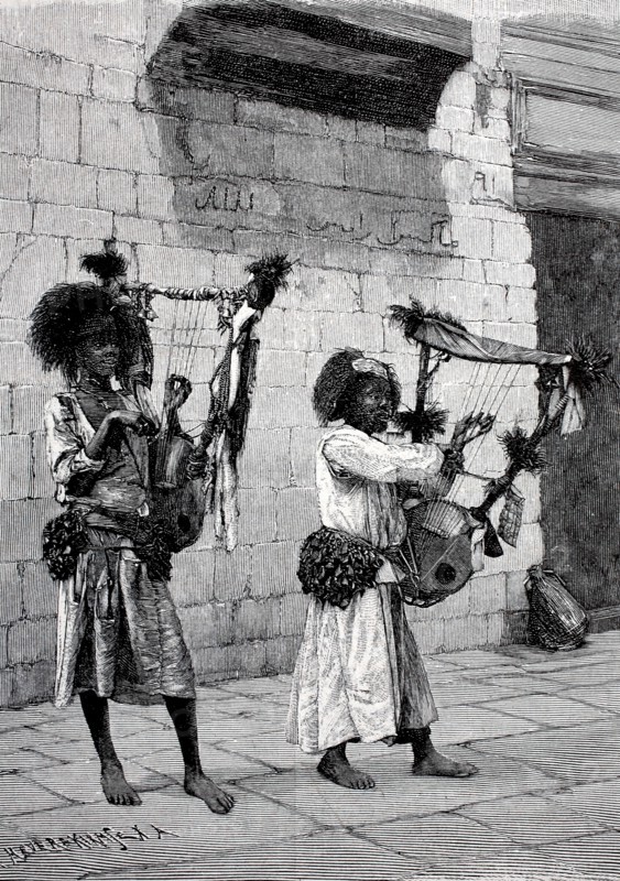 Beggar musicians in Cairo