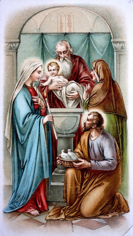 Sacred image depicting a scene from the childhood of Jesus