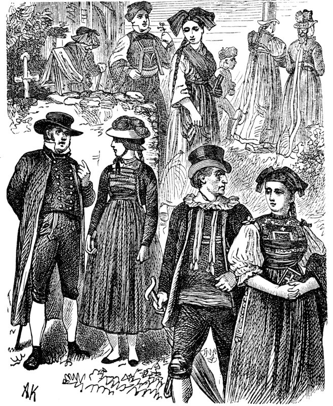 Folk costumes from the Black Forest