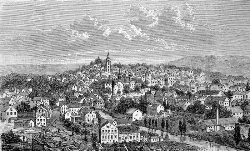 The city of Siegen in North Rhine-Westphalia