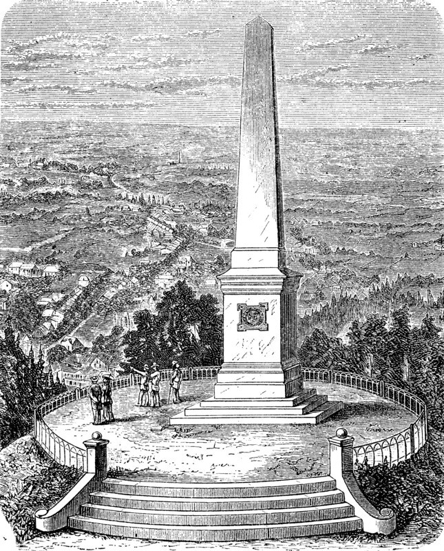 The Canossa Column on the Burgberg near Harzburg