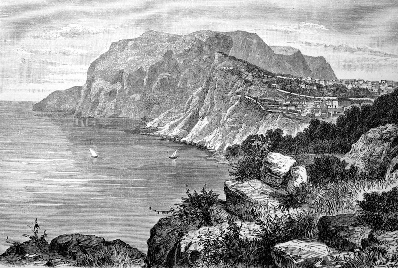 The island of Capri in Italy