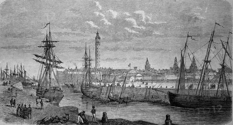 The port of Calais
