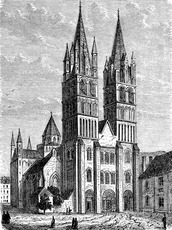 Cathedral of St. Stephen in Caen