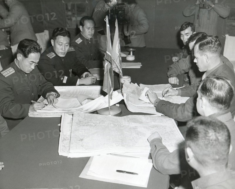 Col. James C. Murray, Jr., USMC and Col Chang Chun San
