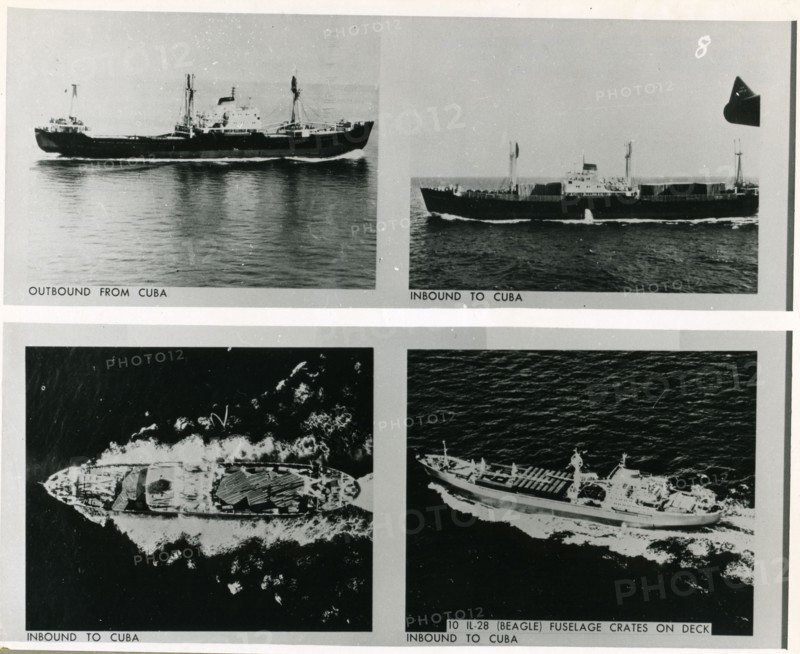 Soviet ships carrying jet light bombers