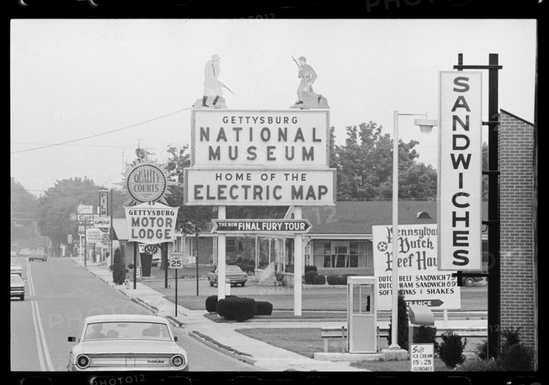 The commercialization of Gettysburg, Pennsylvania