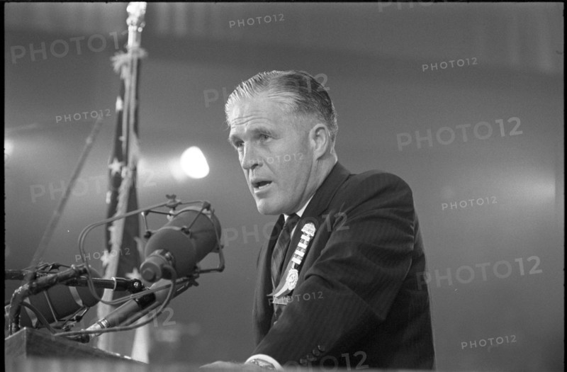 George Romney speaking during 1968 campaign