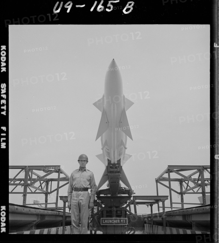 Nike missile launcher