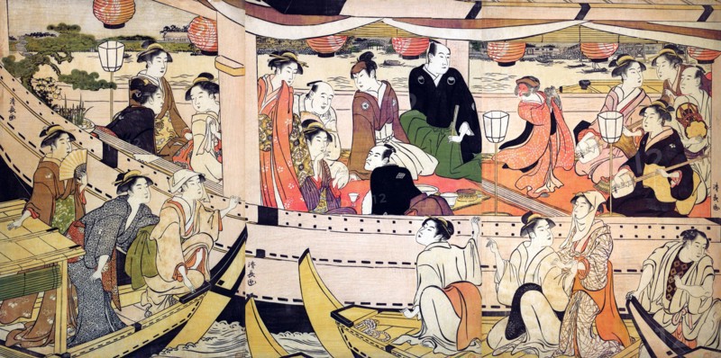 Pleasure Boat on the Sumida River