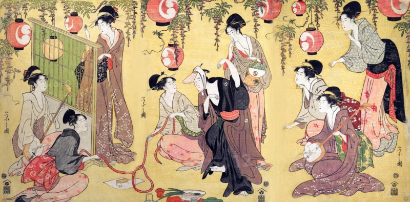 Yuranosuke in the Pleasure Quarters