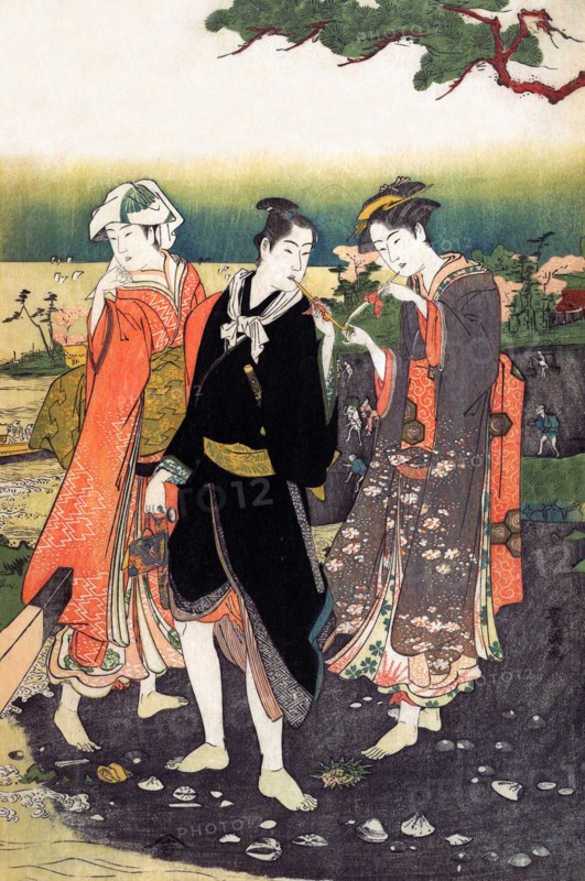 On Sinagawa Beach