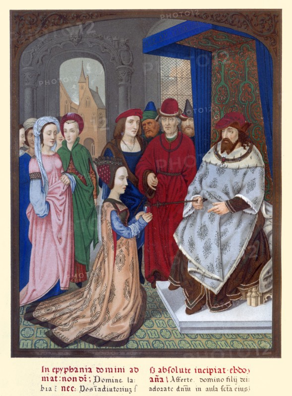 Queen of Sheba Before Solomon