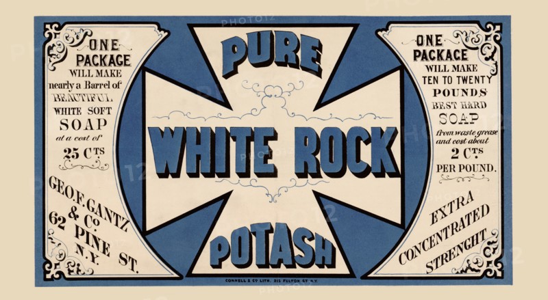 Pure White Rock Potash