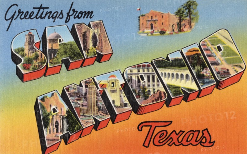 Greetings from San Antonio, Texas