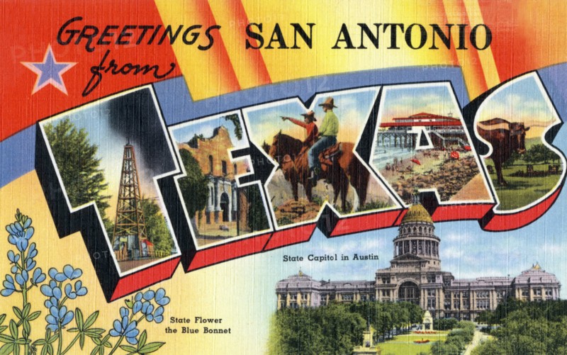 Greetings from San Antonio, Texas