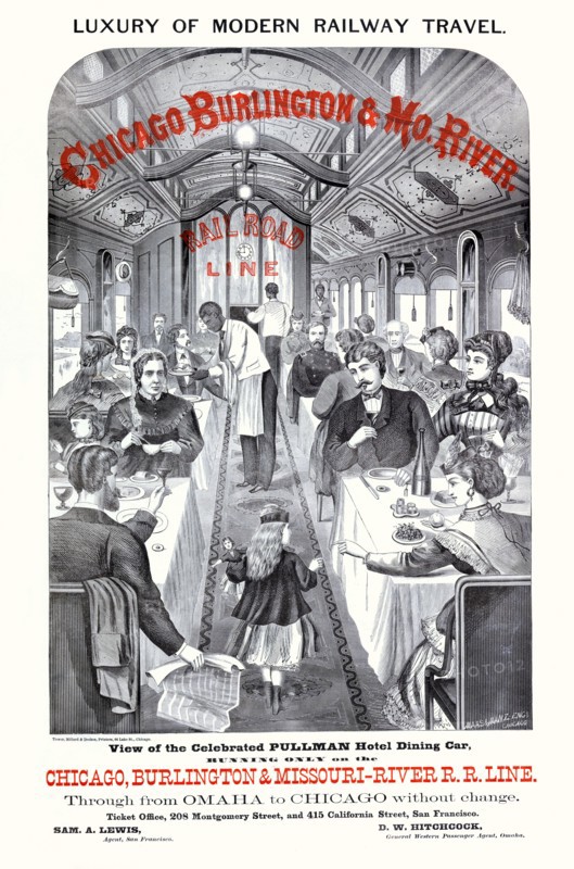 Luxury of modern railway travel