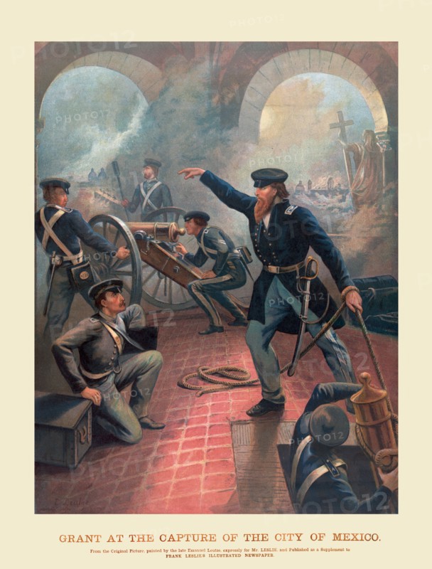Grant at the capture of the city of Mexico