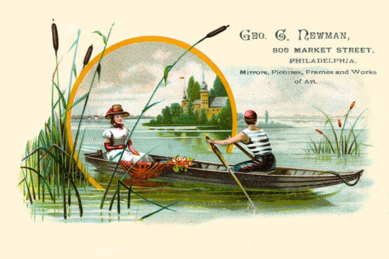 Geo G. Newman - Man Rowing