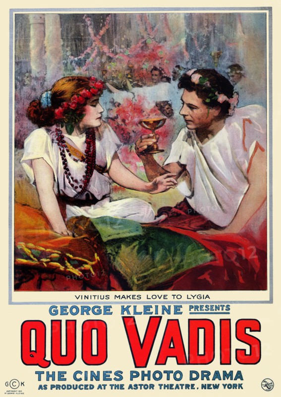 Quo Vadis Vinitius makes love to Lygia
