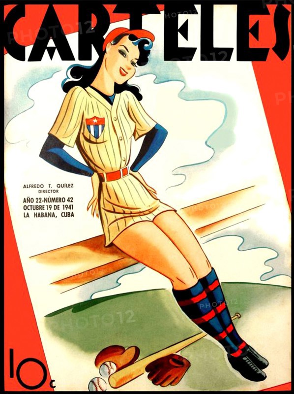 Female Baseball Star