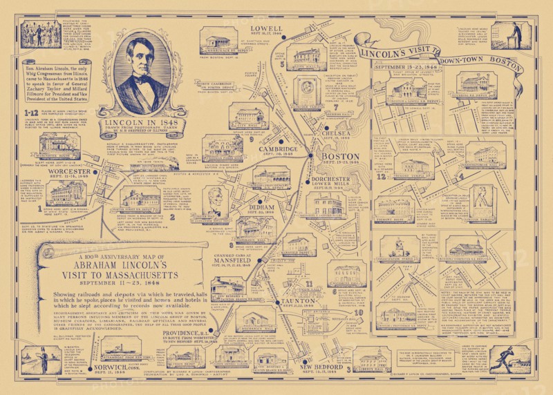 Abraham Lincoln's Visit to Massachusetts