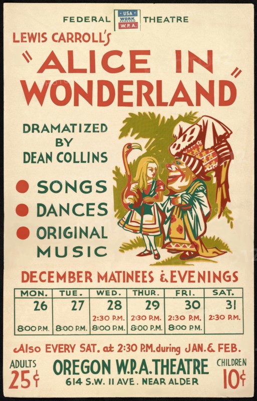 Federal Theatre Alice in Wonderland