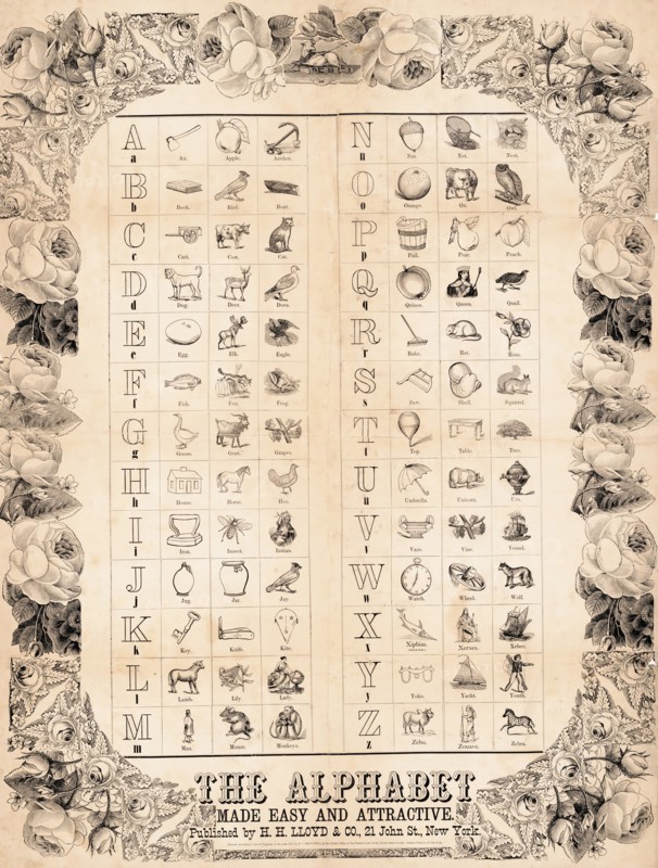 The alphabet made easy and attractive