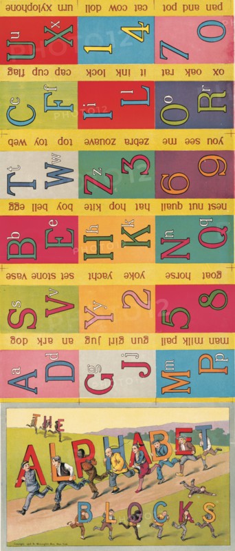 The alphabet blocks