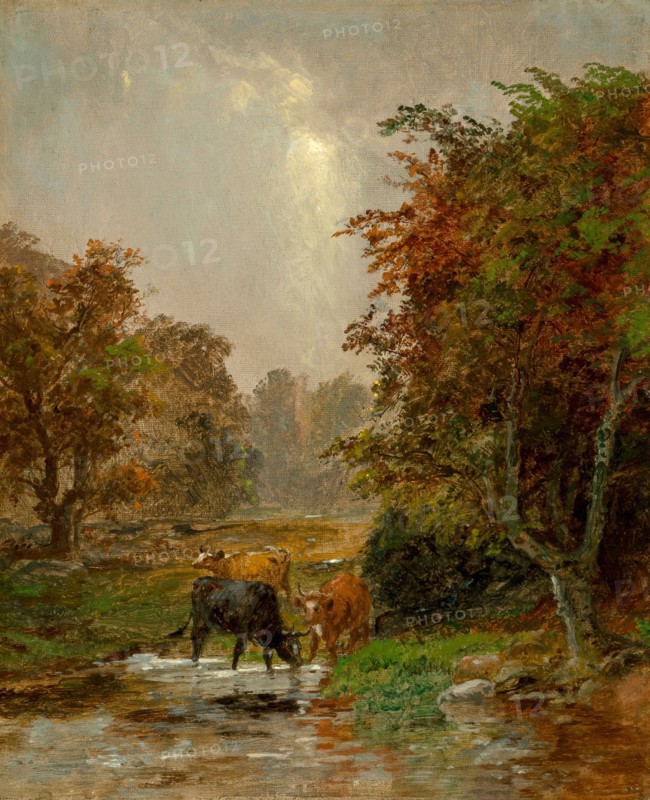 Cattle by a Stream, 1895