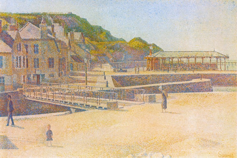 The Port & the quay at Bessin