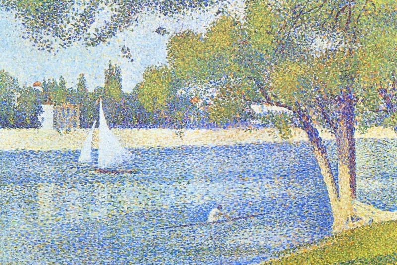 Seurat, La Seine à la Grande Jatte - Printemps