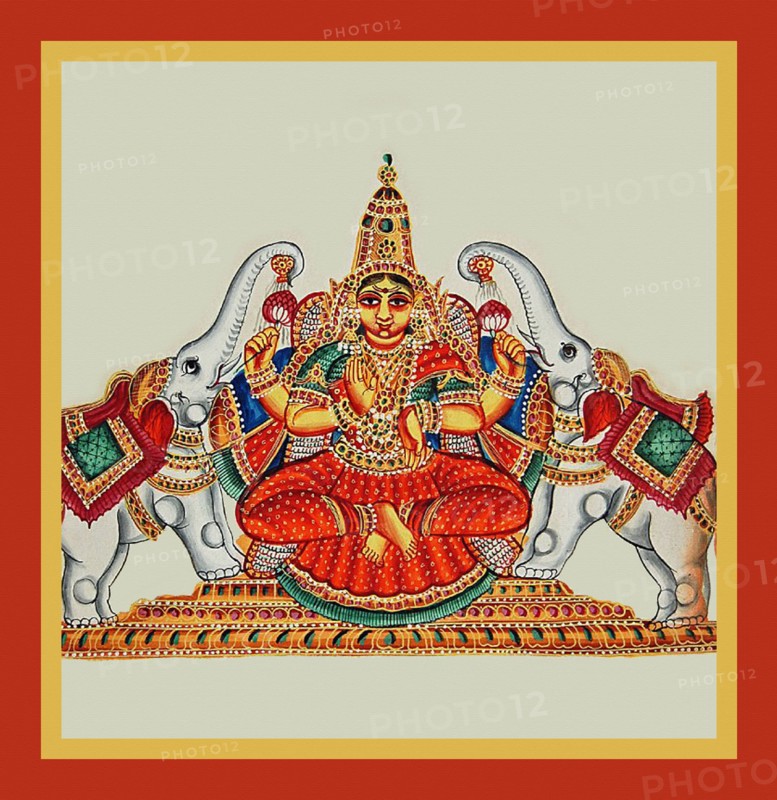Armed goddess Laksmi