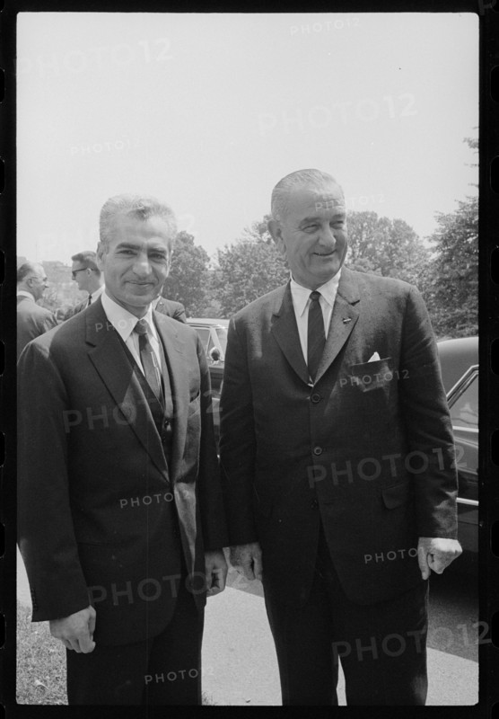 Shah Of Iran With LBJ