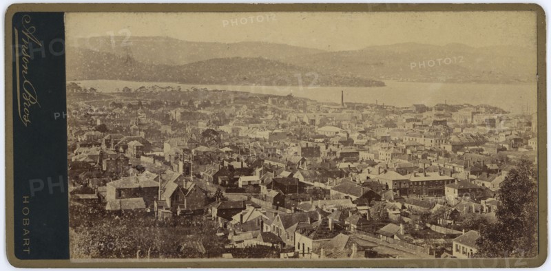 Panorama of Hobart from West Hobart