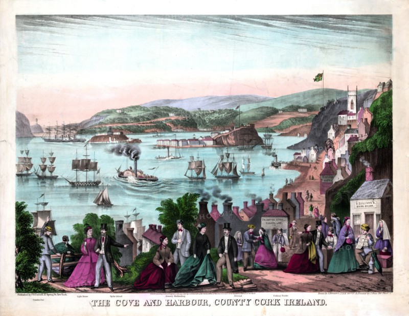 The cove and harbour, County Cork Ireland