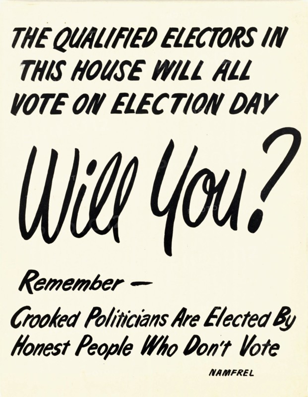 NOBODY can stop us from exercising our God given right to VOTE