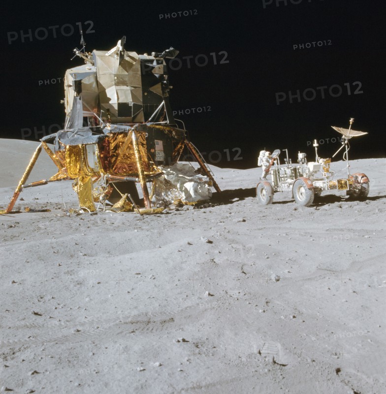 An excellent view of the Lunar Module (LM) 'Orion'