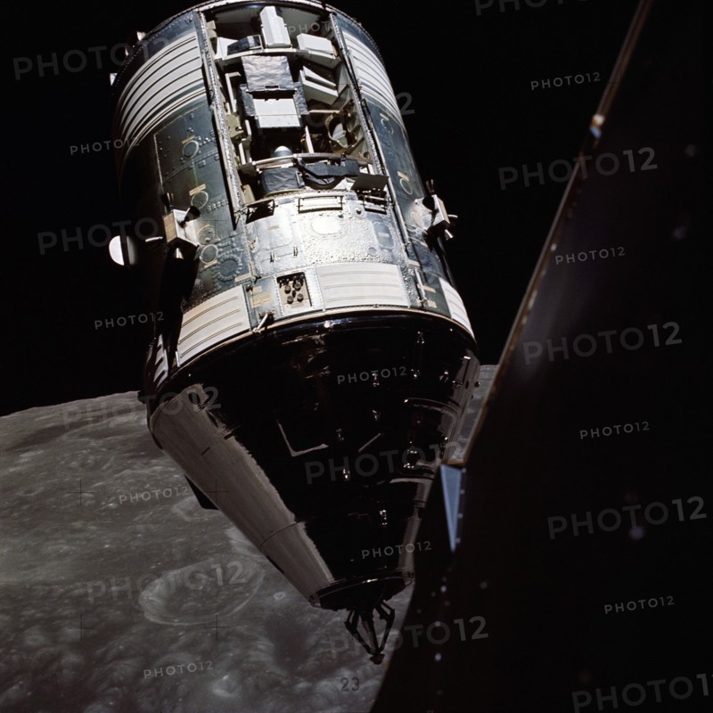 View of the Apollo 17 Command and Service Modules